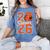 Senior Basketball Class Of 2026 Crew Basketball Graduation Women's Comfort Colors T-Shirt Blue Jean