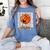 Senior Basketball Mom 2026 Basketball Graduation Women's Comfort Colors T-Shirt Blue Jean