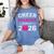 Senior Cheerleader Grandma Cheer Class Of 2026 Graduation Women's Comfort Colors T-Shirt Blue Jean