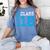 Senior Class 18 Shirt Graduation Apparel T-Shirt Women's Comfort Colors T-Shirt Blue Jean