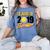 Senior Class Of 2019 Tshirt Graduation School Volleyball Women's Comfort Colors T-Shirt Blue Jean