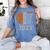 Senior Class Of 2023 Graduation Basketball Team Graduate Women's Comfort Colors T-Shirt Blue Jean