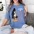 Senior Class Of 2026 Melanin Girl 2026 Graduation Women's Comfort Colors T-Shirt Blue Jean