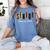 Senior Class Of 2026 Women Men Graduation Class Of 2026 Women's Comfort Colors T-Shirt Blue Jean