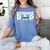 Senior Dad 2026 Class Of 2026 Graduation Women's Comfort Colors T-Shirt Blue Jean