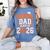 Senior Dad Class Of 2026 Graduate Basketball Graduation 2026 Women's Comfort Colors T-Shirt Blue Jean