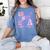 In My Senior Era Class Of 2025 Groovy Senior 2025 Graduation Women's Comfort Colors T-Shirt Blue Jean
