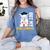 Senior Graduation TShirt 2019 Got My Dip-Llama Diploma Shirt Women's Comfort Colors T-Shirt Blue Jean