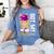 Senior Graduation TShirt 2019 Got My Diploma Llama Pun Shirt Women's Comfort Colors T-Shirt Blue Jean