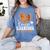 Senior Grandma Class Of 2026 Basketball Graduation Heart Women's Comfort Colors T-Shirt Blue Jean