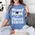 Senior Mom Class Of 2026 Soccer Mom Graduation Women's Comfort Colors T-Shirt Blue Jean