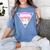 Seniors 2021 For Her Him Retro 21 Graduation Class Women's Comfort Colors T-Shirt Blue Jean