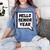 Seniors Class Of 2026 Back To School Graduation Women's Comfort Colors T-Shirt Blue Jean