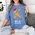 Sloth Dabbing 5th Grade Graduation Shirt Fifth Grade Grad Women's Comfort Colors T-Shirt Blue Jean