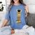 SmileteesGrad Llama Graduation T-Shirt Women's Comfort Colors T-Shirt Blue Jean