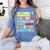 So Long 4th Grade Here I Come Graduation 5th Grade Kids Tee Premium Women's Comfort Colors T-Shirt Blue Jean