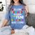 So Long Preschool Kindergarten Here I Come Graduation Women's Comfort Colors T-Shirt Blue Jean