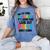 So Long Preschool Pre-K Here I Come Graduation Women's Comfort Colors T-Shirt Blue Jean