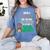 Social Work Student Masters Degree Graduation Women's Comfort Colors T-Shirt Blue Jean