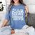 St Patricks Day Masters Degree MSW Graduation Social Work Women's Comfort Colors T-Shirt Blue Jean