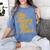 Stay Hungry Stay Foolish Shirt Motivational Graduation Tee Women's Comfort Colors T-Shirt Blue Jean