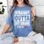Straight Outta 1st Grade Class Of 2029 Shirt Graduation Women's Comfort Colors T-Shirt Blue Jean