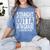 Straight Outta 4th Grade Graduation Class 2026 Fourth Grade Women's Comfort Colors T-Shirt Blue Jean