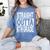 Straight Outta 6th Grade Graduation Sixth Grade Graduate Women's Comfort Colors T-Shirt Blue Jean