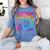 Straight Outta 8th Grade Great Graduation Eighth Grade Women's Comfort Colors T-Shirt Blue Jean