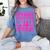 Straight Outta Fifth Grade Graduation Class Women's Comfort Colors T-Shirt Blue Jean