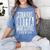 STRAIGHT OUTTA HIGH SCHOOL 2018 Graduation Grad Shirt Women's Comfort Colors T-Shirt Blue Jean