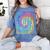 Straight Outta High School Class Of 2022 Graduation Women's Comfort Colors T-Shirt Blue Jean
