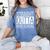 Straight Outta High School Senior Graduation Women's Comfort Colors T-Shirt Blue Jean