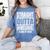 Straight Outta Homeschool Class 2025 Boys Kids Graduation Women's Comfort Colors T-Shirt Blue Jean