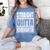 Straight Outta Kindergarten Graduation 2025 Kinder Women's Comfort Colors T-Shirt Blue Jean