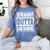 Straight Outta Law School Future Lawyer Graduation Women's Comfort Colors T-Shirt Blue Jean