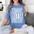 Straight Outta Nursing School Great Graduation Shirt Women's Comfort Colors T-Shirt Blue Jean
