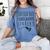 Stressed Sonography Student Ultrasound Tech Graduation Women's Comfort Colors T-Shirt Blue Jean