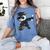 Student Graduation 2022 Panda Football Boys Girls Teenager Women's Comfort Colors T-Shirt Blue Jean