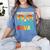 Summer Vacation Graduation Cruise Squad 2026 Matching Women's Comfort Colors T-Shirt Blue Jean