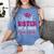 Super Proud Sister Of 2025 Graduate Senior Graduation Family Premium Tri-Blend Women's Comfort Colors T-Shirt Blue Jean