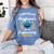 I Survived My Boyfriend's Engineering Degree Graduation Women's Comfort Colors T-Shirt Blue Jean