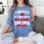 I Survived My Brother's High School Diploma Graduation Women's Comfort Colors T-Shirt Blue Jean