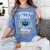 I Survived My Dad's History Degree Graduation Women's Comfort Colors T-Shirt Blue Jean