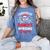 i Survived My Fiance's Nursing Degree Graduation Gifts Women's Comfort Colors T-Shirt Blue Jean