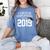 I Survived Home School Class Of 2019 Graduation t Shirt Women's Comfort Colors T-Shirt Blue Jean