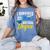 i Survived My Moms Doctoral Degree Graduation Gifts Women's Comfort Colors T-Shirt Blue Jean