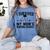 I Survived My Mom's Nursing Degree Nursing School Graduation Women's Comfort Colors T-Shirt Blue Jean