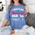 I Survived Nursing School Class Of 2026 Nurse Graduation Women's Comfort Colors T-Shirt Blue Jean