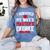 I Survived My Wife's Master's Degree Graduation Women's Comfort Colors T-Shirt Blue Jean